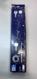 Душевой гарнитур GROHE Tempesta Cube 110, 2 режима струи, душевая штанга 600 мм, 7,4 л/мин, хром (26748003/U), уцененный товар