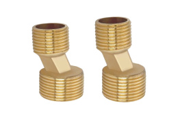 Комплект фитингов для подключения полотенцесушителя Aquatek, хром AQ 2020CH