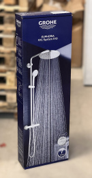 Душевая система GROHE Euphoria System 310 с термостатом для душа, темный графит матовый (26075AL0/UA), уцененный товар