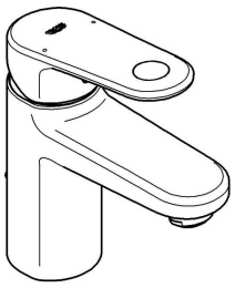 Смеситель для раковины GROHE Europlus с цепочкой, хром (32617002)