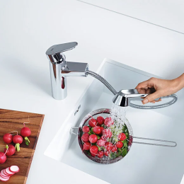 Смеситель для кухни GROHE Eurodisc Cosmopolitan, хром (32257002)