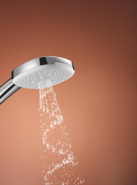 Душевой гарнитур GROHE Tempesta Cube 110, 3 режима струи, душевая штанга 600 мм, 7,4 л/мин, хром (27579003)