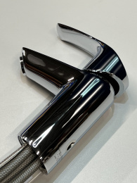 Смеситель для раковины GROHE Eurosmart с гигиеническим душем, S-size, хром (23124002/U), уцененный товар