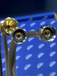 Смеситель для раковины GROHE Eurosmart с гигиеническим душем, S-size, хром (23124002/U), уцененный товар