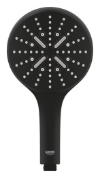 Ручной душ GROHE Rainshower SmartActive 130, 3 режима, фантомный черный (22127KF0)