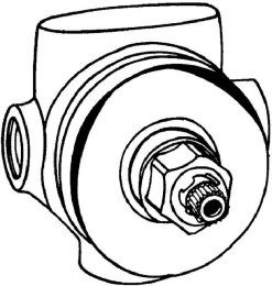 Встраиваемая часть переключателя потоков GROHE на 2 положения (29706000)