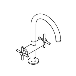 Смеситель для раковины GROHE Atrio, хром (21019003)