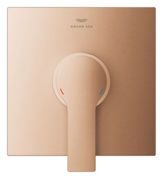 Внешняя часть смесителя для душа GROHE Allure скрытого монтажа, квадратная, теплый закат матовый (19317DL1)
