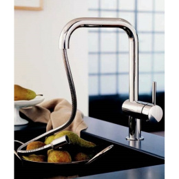 Смеситель для кухни GROHE Minta с вытяжным U-изливом, хром (32067000)