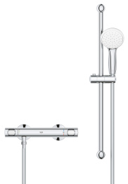 Термостат для душа GROHE Grohtherm 500 с душевым гарнитуром, хром (34796000)