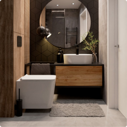 Комплект инсталляции GROHE Rapid SL 38775001 с унитазом AQUAme AQM2003 и сиденьем с микролифтом (NW0311)