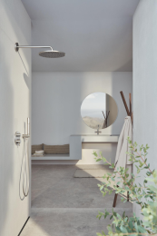 Подключение для душевого шланга GROHE Rainshower с держателем, сатиновая сталь (26658MS0)
