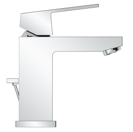 Смеситель для раковины GROHE Eurocube с донным клапаном, S-size, хром (2339000E)