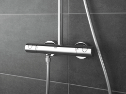 Душевая система GROHE Tempesta Cosmopolitan System 210 с термостатом для душа, хром (27922001/UA), уцененный товар