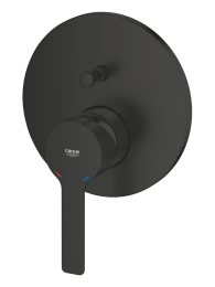 Внешняя часть смесителя для ванны GROHE Lineare, матовый черный (240642431)