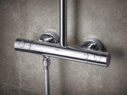 Душевая система GROHE Tempesta Cosmopolitan System 250 с термостатом для душа, хром (26670000)
