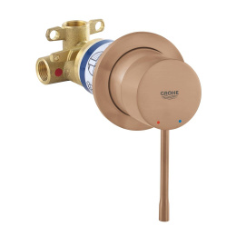 Смеситель для душа GROHE Essence в комплекте с монтажной частью, теплый закат матовый (29197DL0)