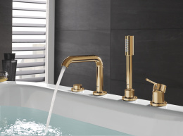 Смеситель для ванны GROHE Essence на 4 отверстия, холодный рассвет глянец (25251GL1)
