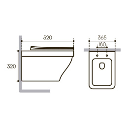 Комплект инсталляции GROHE Rapid SL NW0145/S с унитазом Aqueduto ESTETA EST0140 и раковиной Aqueduto ESPIRAL ESP0340 (NW0373)
