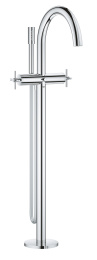 Внешняя часть смесителя для ванны GROHE Atrio напольного монтажа, двухвентильный, хром (25044003)