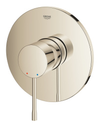 Внешняя часть смесителя для душа GROHE Essence скрытого монтажа, круглая, никель глянец (24168BE1)