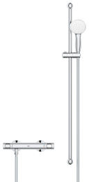 Термостат для душа GROHE Grohtherm 500 с душевым гарнитуром, хром (34797000)