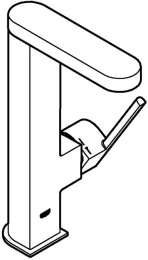 Смеситель для раковины GROHE Plus, L-size, хром (23844003)