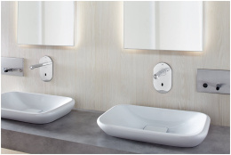 Внешняя часть крана для раковины GROHE Euroeco Cosmopolitan E инфракрасный, без функции смешивания, питание от сети 230V, хром (36273000)