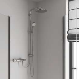 Душевая система GROHE Tempesta Cosmopolitan System 250 с переключателем потоков, хром (26675000)