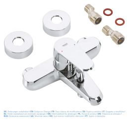 Смеситель для ванны GROHE Eurodisc Cosmopolitan, хром (33390002)