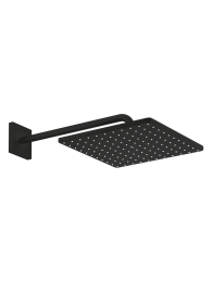 Верхний душ GROHE Rainshower Mono 310 Cube, 7,5 л/мин, 1 режим, 422 мм, фантомный черный (26564KF0)