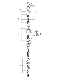 Смеситель для кухни GROHE Eurosmart Cosmopolitan, хром (31170000)