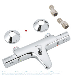 Термостат для ванны GROHE Grohtherm 800, хром (34567000)
