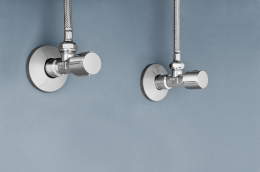 Угловой вентиль GROHE 1/2-3/8 для подключения смесителей, хром (22037000)