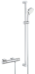 Термостат для душа GROHE Grohtherm 1000 Performance с душевым гарнитуром, хром (34835000)