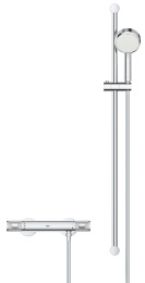 Термостат для душа GROHE Grohtherm 1000 Performance с душевым гарнитуром, хром (34835000)