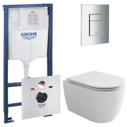 Комплект инсталляции GROHE Rapid SL 4 в 1 с унитазом Ной CN4011T и звукоизоляционным комплектом (NW0802)