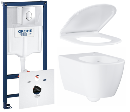 Комплект инсталляции GROHE Rapid SL 4 в 1 с унитазом Essence и сиденьем с микролифтом (NW0125)