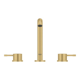 Смеситель для раковины GROHE Essence на 3 отверстия с донным клапаном, M-size, холодный рассвет, матовый (20296GN1)