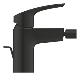 Смеситель для биде GROHE Eurosmart с донным клапаном, S-size, черный матовый (329292433)