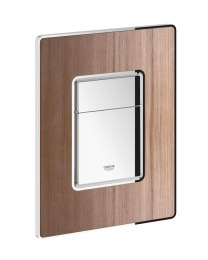 Панель смыва для унитаза GROHE Skate Cosmopolitan Wood дерево, 3 режима, ореховый (38849HP0)