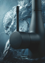 Смеситель для раковины GROHE Essence без донного клапана, L-size, фантомный черный (24177KF1)