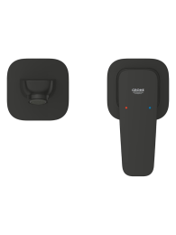 Внешняя часть смесителя GROHE Cubeo, L-size, матовый черный (1017892430)