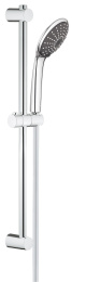 Душевой гарнитур GROHE QuickFix Vitalio Joy 110 Duo, 2 режима струи, душевая штанга 600 мм, 9,5 л/мин, хром (27326000)