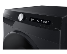 Стиральная машина Samsung WW80AG6L28BBLP с автодозировкой средства для стирки 8 кг, черный