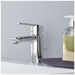 Смеситель для раковины GROHE Europlus с донным клапаном, хром (32612002)