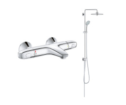 Душевая система GROHE Euphoria 260 с термостатом для ванны, хром (NB0053)