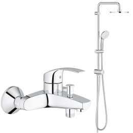 Душевая система GROHE New Tempesta 200 со смесителем для ванны, хром (NB0045)