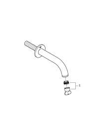 Излив для ванны GROHE Atrio, хром (13139003)