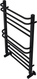 Полотенцесушитель водяной Aquatek Бетта П10 500x800, черный муар AQ KRC1080BL